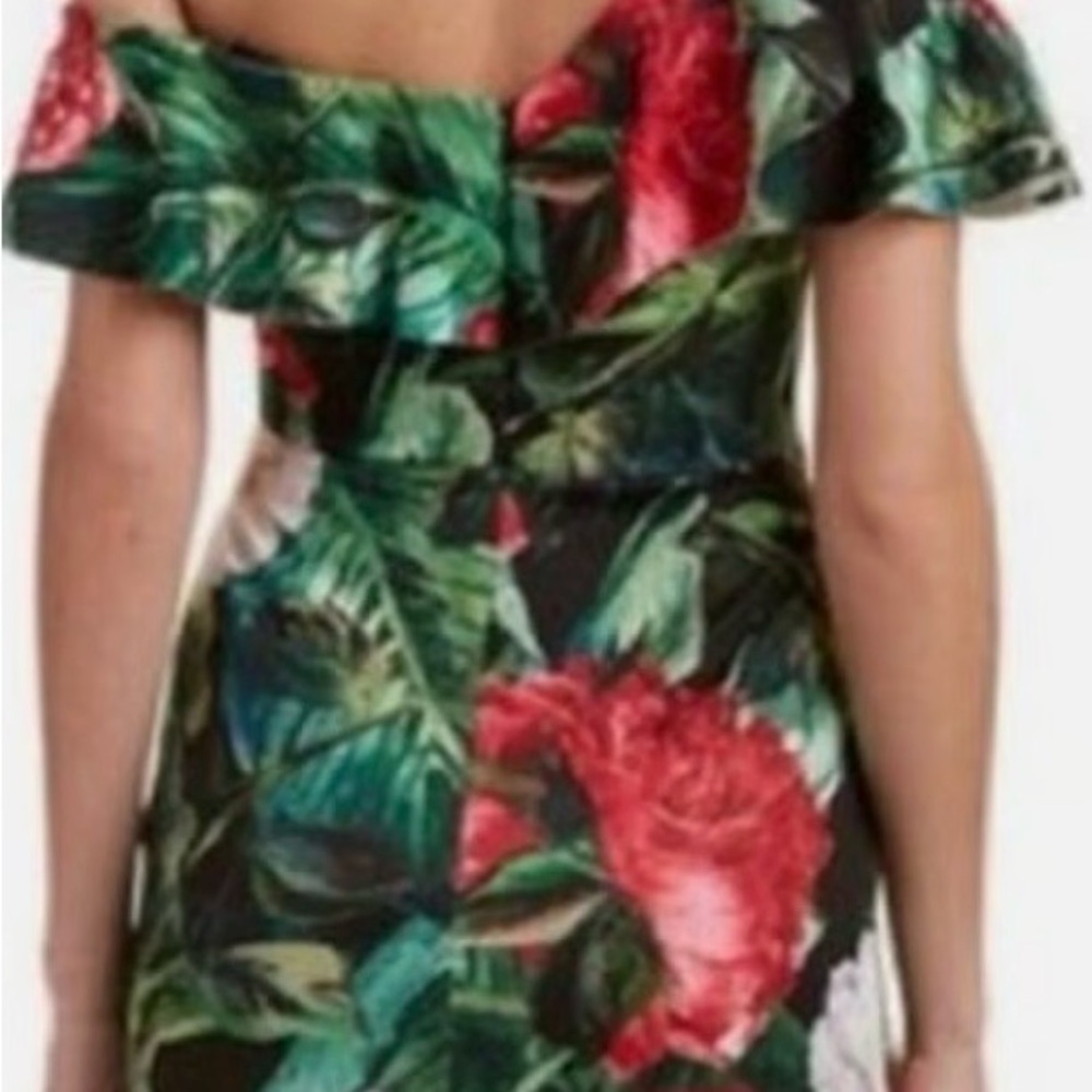 Alexia Admor Floral Off-Shoulder Dress